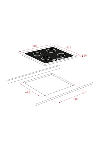 Teka IKNOB IT 6350 İndüksiyonlu Ocak