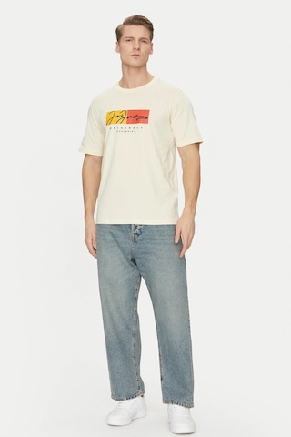 Jack & Jones Jorfrederiksberg Erkek Tişört 12278266 Bej