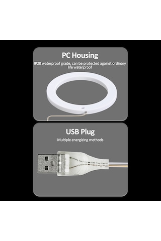 Geeroyoo Pembe Işık Led Bitki Büyüme Lambası, Usb Güçlü, 5 Kademeli Parlaklık, 20 Led, 8h/12h/16h Zamanlayıcı Diğer
