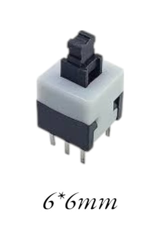 130 Parça Tact Switch & Push Buton Seti Farklı Boyut Ve Pin Sayılı Anahtarlar