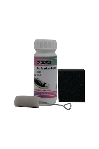 Point Care Siyah Kumaş Ve Bez Ayakkabı Boyası 125 Gr. (548458759) Siyah