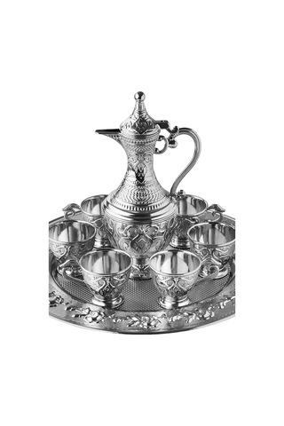 Safir 8 Parça Zemzem Takımı Gümüş Renk