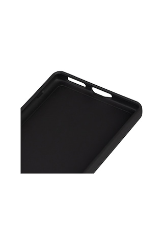 Goocamp İnfinix Zero 40 4g Kılıf Biye Silikon - Siyah Siyah