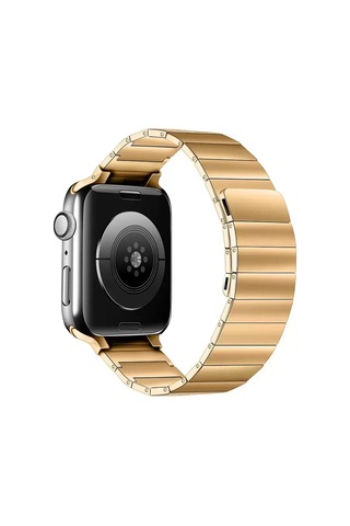 Newface Apple Watch Uyumlu 38mm Kr404 Huks Kordon - Gold