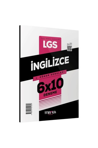 LGS İngilizce 3 Deneme - 1.Dönem- Marka Yayınları