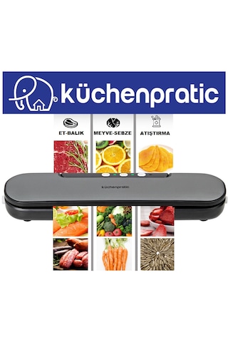 Küchen Pratic VS6910 Ev Tipi Elektrikli Vakum Makinesi - 10 Adet Vakum Poşeti Hediye