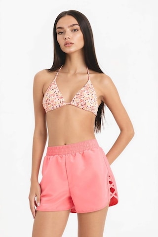 DeFacto Regular Fit Deniz Şortu-Fall in Love B7210AX25SMRD194 Kırmızı