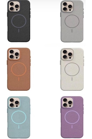 Apple Uyumlu iPhone 15 Pro Max Beats Magsafe Deri Görünümlü Silikon Kılıf Kapak Turkuaz