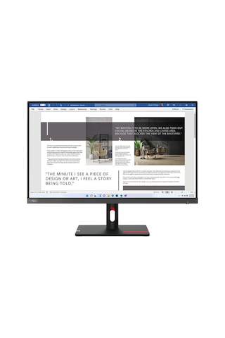 Lenovo ThinkVision S27i-30 63DFKAT4TK 27" 4 MS 100 Hz Full HD IPS LED Monitör