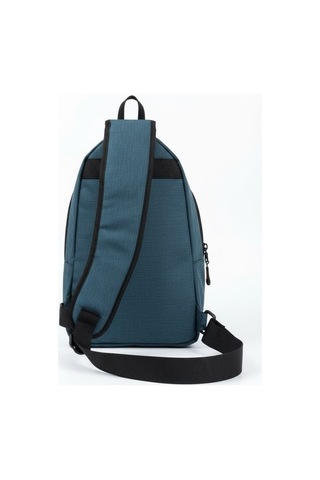 Goldline Avm Unisex Çok Bölmeli Çapraz Ayarlanabilir Askılı Göğüs Omuz Çantası Petrol Mavi