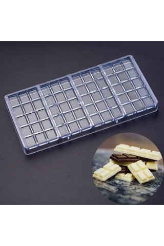 Polikarbon Tablet Çikolata Kalıbı Çok Renkli