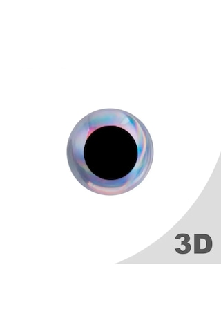 3d Göz - 4 Mm - Jig Rapala Kaşık Silikonlar Için Yapay Göz - 50 A