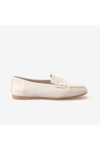 Rouge Kadın Loafer 0086 Bej