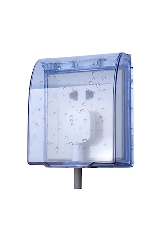 Priz Kapağı, Banyo Lavabo Islak Priz Koruma Kapağı, Sudan Koruyan Kapak, Açılır Kapanır, Priz Soket Koruyucu,