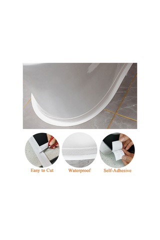 Moveevo Banyo Mutfak Su Geçirmez Mozaik Tamir Bandı - 3'lü Set 3.7cmx3.2m Otomatik Yapışkan Preventif Muhafaza Şeridi Diğer