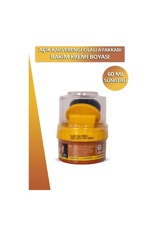 Nuri Leflef Cilalı Ayakkabı Bakım Kremi Boyası Süngerli 60 Ml 001