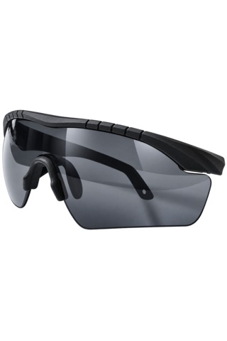 Erbay Raven V1 Tek Lensli Füme Taktik Koruyucu Gözlük Askeri Atış Airsoft Outdoor Uv400 Anti Fog Anti Scratch Ansı Z87.1 En 16321:2022
