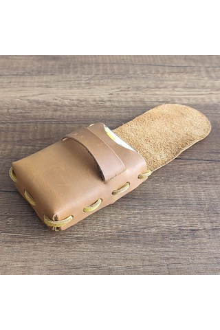 Sumerian Leather Craft  Deri Sigara Kılıfı Taba