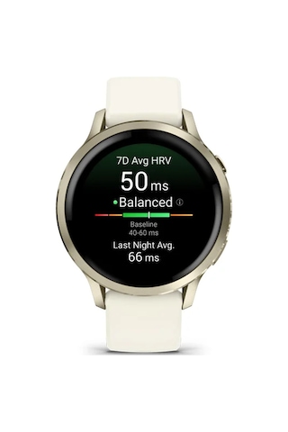 Garmin Venu 4 - 41 MM Lunar Gold Silikon Kordon Akıllı Saat (Distribütör Garantili)