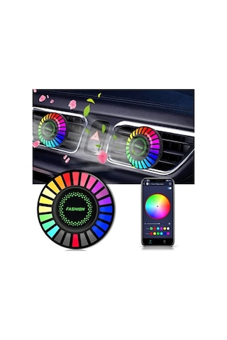 Periboia Araç İçi Koku Hazneli Rgb Sese Duyarlı Led Işık