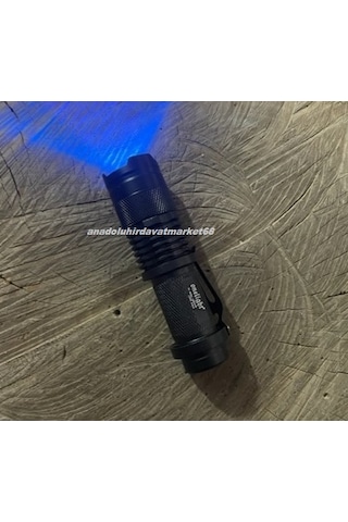 Onelight Q5 Güçlü Mor Işık Led Uv Işık Mor Işıklı Şarjlı El Feneri 4,2v 398nm