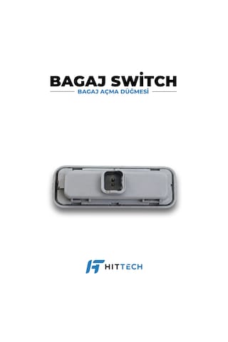 Renault Zoe, Clio 3, Megane 2 Ve Laguna 2 Uyumlu Bagaj Açma Düğmesi Butonu Switch  8200078258 1 Adet