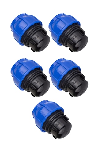 Kaplin Boru Kör Tapa Sonlandırma 32mm - 5 Adet