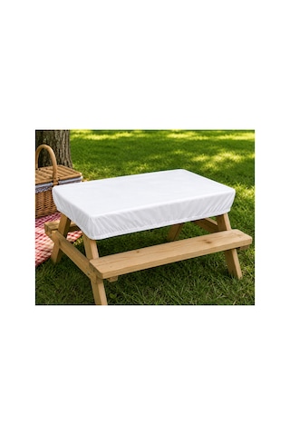 120x180 Lastikli Tek Kullanımlık Piknik Masa Örtüsü