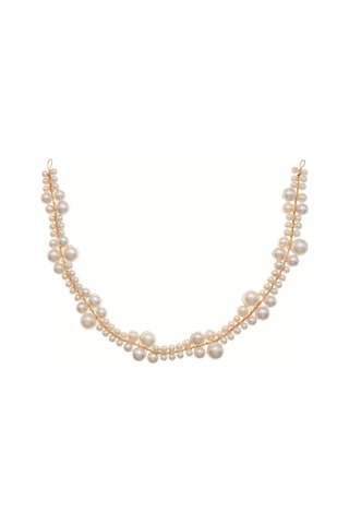 Willowhaven Her Mevsim Yakışan Zarif Altın Sarı Taç - Yumuşak Zincirli Şık Saç Bandı