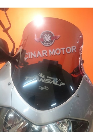 Honda Transalp Xl650 Uzun Cam Koyu Füme Zeus 50Cm 4Mm