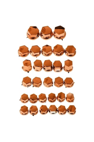 Ganzhoushop Yamaha Vida Turuncu Suntek Somun Parça Motosiklet Kapatma Dekorasyon Civata Başlığı 30 Ql Turuncu