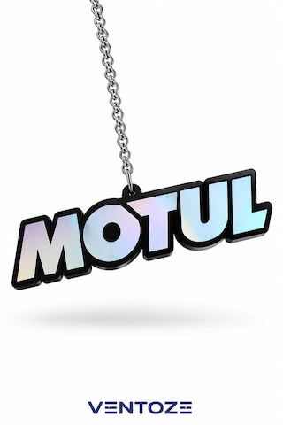 Motul Araç Ayna Süsü Holografik Dekoratif Oto Aksesuar Anahtarlık 10 Cm Çok Renkli