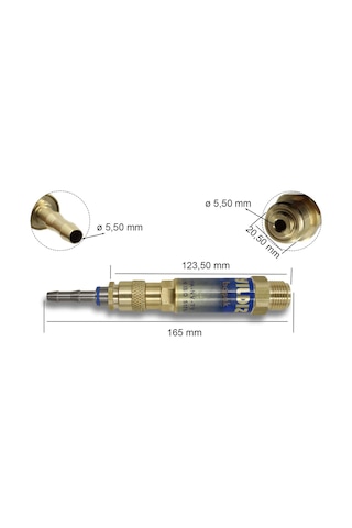 Yıldız 1030-qt 1/2" Gaz Hattı Oksijen Emniyet Ventili Hızlı Bağlantı