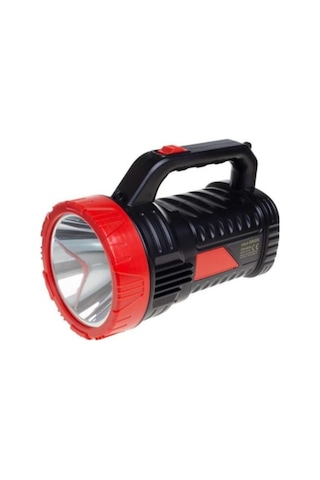 15W+26Smd Led El Feneri Şarjlı Projektör Uzun Menzil Avcı Feneri N11.8307 Siyah