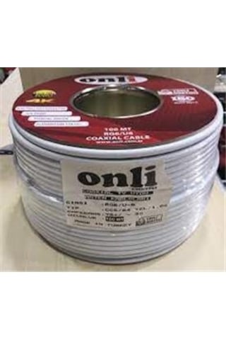 Onli On-9601 Rg6-u6 96 Tel 1,02 Ccs-al 100 Metre Anten Uydu Kablosu
