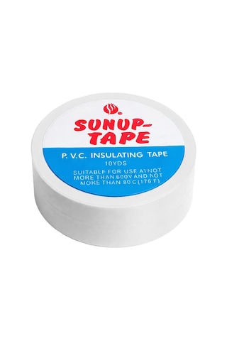 Sunup Sn-27924 Beyaz 0.13x18mm İzole Pvc Elektrik Yalıtım Bant 5'li Paket