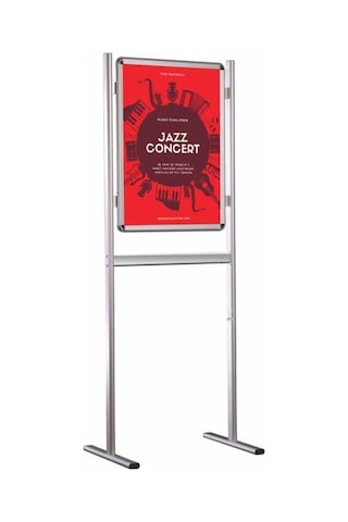 B2 50X70Cm Alüminyum Tek Taraflı Kaldırım Reklam Poster Pano