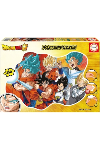 Educa 250 Parça Dragon Ball Maxi Xl Poster Yapboz - 8-11 Yaş - Erkek Çocuk 1 Adet