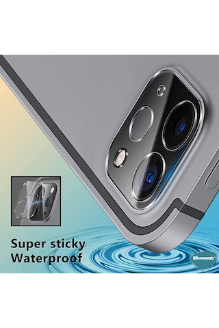 Microsonic İpad Uyumlu Pro 11 2024 A2836-a2837 Kamera Lens Koruma Camı V2