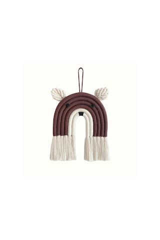 Tilki Ayı Gökkuşağı Geyik Makrome El Dokuma Çocuk Odası Bulut Odası Goblen Dekor Br