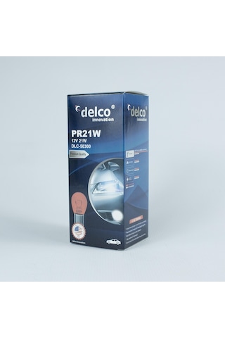 Delco U.s.a Pr21w Kırmızı Yakın Tırnak Halojen Ampul 12 Volt Bau15s 10 Adet