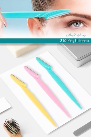 Kaş Düzeltici ve Şekillendirici Jilet Epilatör 3'lü