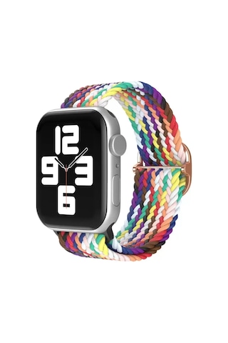 Buradabulabilirsin Watch 42mm Uyumlu Star Kordon - Gökkuşağı 2 Bbz