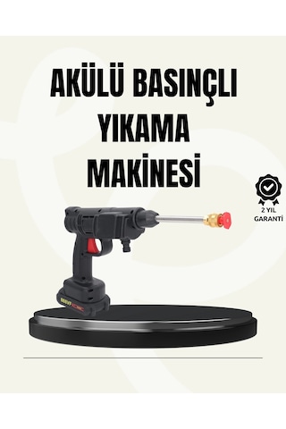 Mey İthalat 48v Şarjlı Basınçlı Yıkama Makinesi Kablosuz Su Tabancası