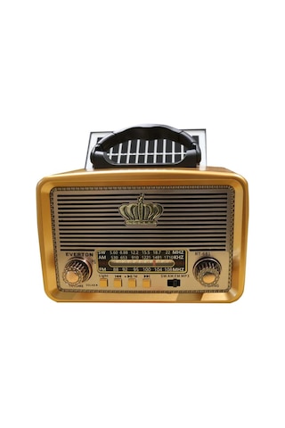 Everton Rt-681 Solarlı,ledli, Şarjlı Nostaljik Radyo Fm-am-sw-usb-tf