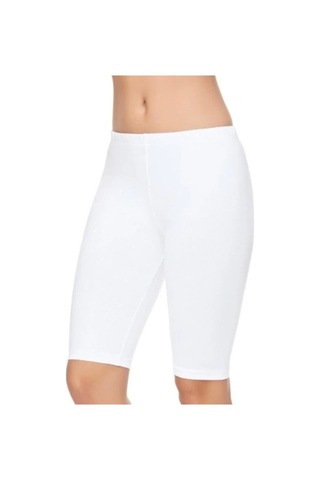 Bayan Kısa Tayt 2218 Gri Melanj