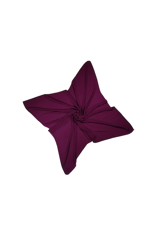 Mim Eşarp Mısırlı Eşarpları Aerobin Jazz Caz Eşarp 110x110 Cm Bordo