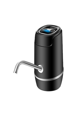 Usb Şarjlı Otomatik Damacana Pompası - Siyah, 5 Galon, Taşınabilir, Sağlık Güvencesi, Kolay Kullanım Siyah