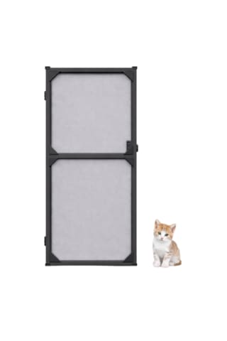 Menteşeli Kapı Kedi Sinekliği En:0-90 X Boy:0-210 Cm Demir, Ahşap,pimapen Alüminyum İle Uyumlu Çok Renkli