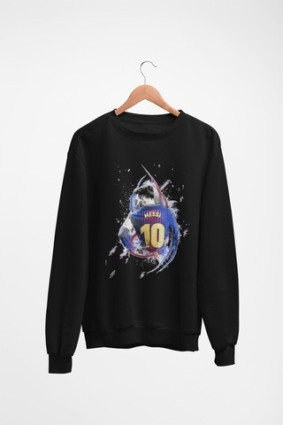 Magors Stıl-x Messi Baskılı Erkek Çocuk Sweatshırt Siyah-6